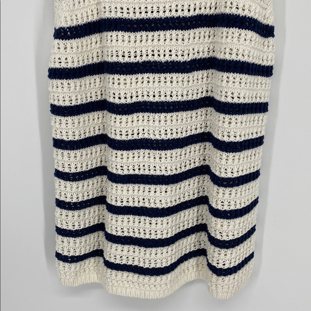 Madewell Crochet-Knit Crewneck Sweater Tank Size Large NWT - Picture 4 of 8